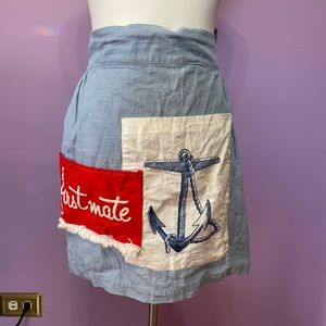 Vintage Novelty Sailing Apron